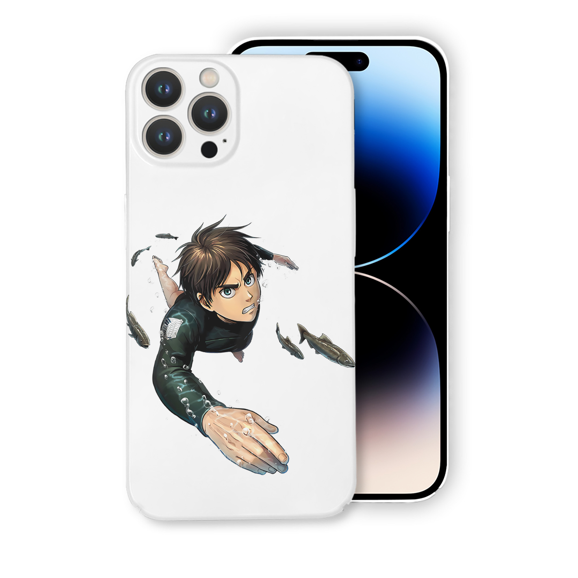 （画像用） 進撃の巨人 エレン･イェーガー Attack on Titan Eren Jäger 【iPhone 14シリーズ対応】ハードケース